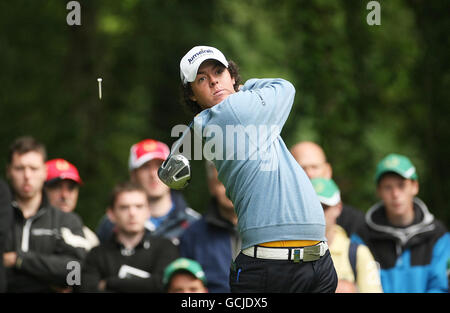 Golf - JP McManus Invitational pro-am Turnier - Tag - Adare Manor Hotel &amp; Golfresort Stockfoto