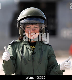 Lorraine Kelly unterstützt Streitkräfte Stockfoto