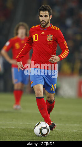 Fußball - FIFA Fußball-Weltmeisterschaft Südafrika 2010 - Gruppe H - Spanien gegen Honduras - Ellis Park. Francesc Fabregas, Spanien Stockfoto