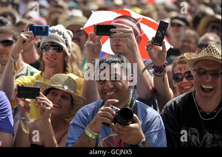 Glastonbury Festival 2010 - Freitag Stockfoto