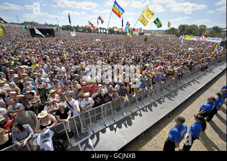 Glastonbury Festival 2010 - Freitag Stockfoto