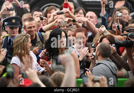 X-Factor Vorsingen - Dublin Stockfoto