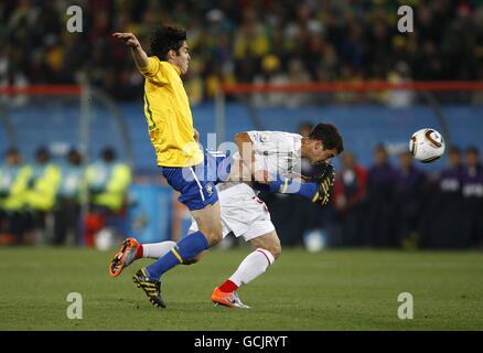 Fußball - 2010 FIFA World Cup South Africa - Runde von 16 - Brasilien V Chile - Ellis Park Stockfoto