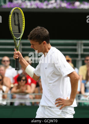 Tennis - Wimbledon Championships 2010 - Tag elf - der All England Lawn-Tennis and Croquet Club Stockfoto