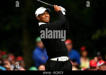 US's Tiger Woods in Aktion während des JP McManus Invitational Pro-am Tournament im Adare Manor Hotel & Golf Resort, Limerick, Irland. Stockfoto