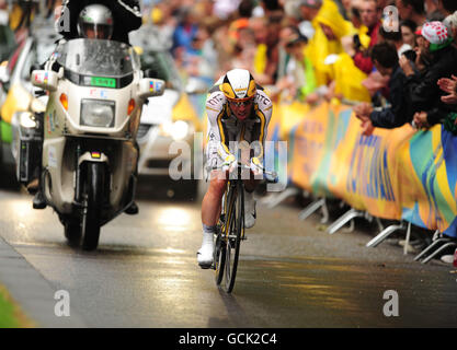 Radfahren - Tour de France 2010 - Prolog. Der britische Mark Cavendish vom Team HTC-Columbia während der Prolog-Etappe der Tour de France Stockfoto