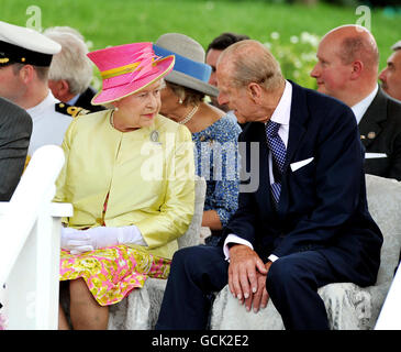 Royalty - Königin Elizabeth II. Besuch in Kanada Stockfoto