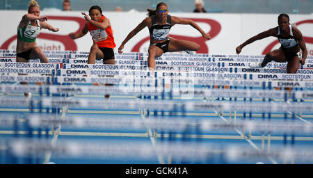 Leichtathletik - UK Athletics Super8 - Scotsoun-Stadion Stockfoto