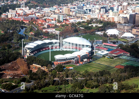 Luftaufnahme der Stadt Adelaide in Australien Stockfoto