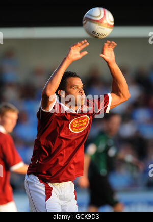 Fußball - Pre Season freundlich - Northampton Town V Coventry City - Sixfields Stadion Stockfoto