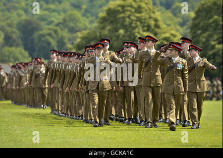 1. Regiment Royal Horse Artillery-parade Stockfoto