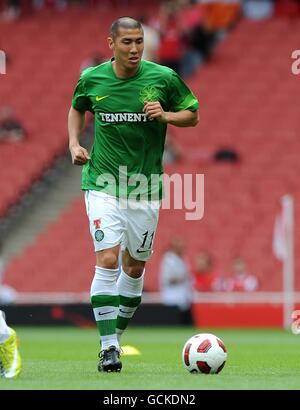 Fußball - Emirates Cup 2010 - keltische V Olympique Lyonnais - Emirates Stadium Stockfoto