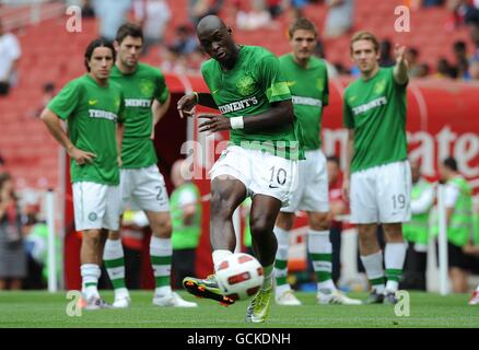 Fußball - Emirates Cup 2010 - keltische V Olympique Lyonnais - Emirates Stadium Stockfoto