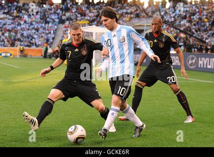 Fußball - 2010 FIFA World Cup South Africa - Argentinien / Deutschland - Green Point Stadion Stockfoto