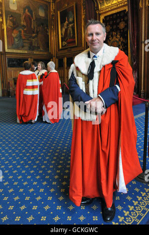 Guy Black nimmt seinen Sitz im House Of Lords Stockfoto