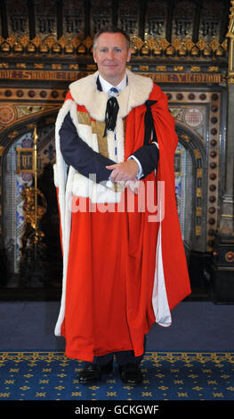 Guy Black nimmt seinen Sitz im House Of Lords Stockfoto