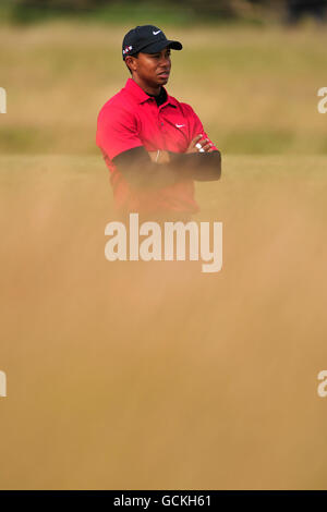 Golf - The Open Championship 2010 - Vorschau - Tag 4 - St Andrews Old Course. US's Tiger Woods während der vierten Runde der Open Championship 2010 in St Andrews, Fife, Schottland Stockfoto