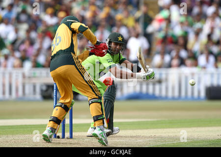 Cricket - Second T20 International - Australien / Pakistan - Edgbaston. Shoaib Malik, Australien. Stockfoto