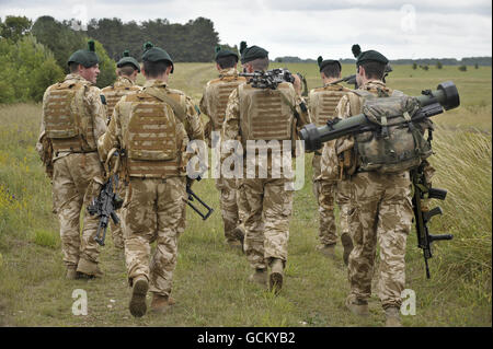 16 Air Assault Brigade Trainingsübung Stockfoto