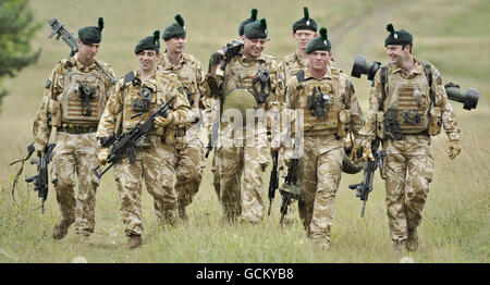 16 Air Assault Brigade Trainingsübung Stockfoto