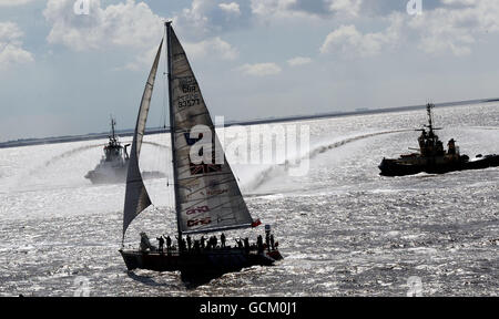 Segeln - Clipper Round the World Race - Rennen 14 - Ijmuiden nach Hull Stockfoto