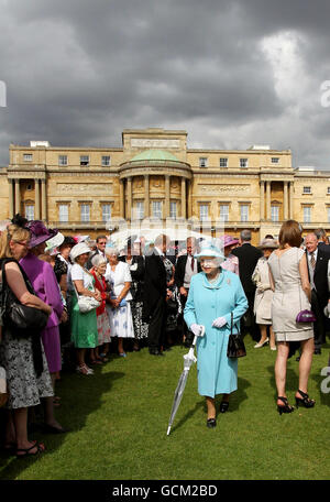 Buckingham Palast-Garten-party Stockfoto