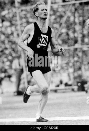 Harold Nelson aus Neuseeland in Aktion während des Men's Six Mile Finales, das er gewann. Stockfoto