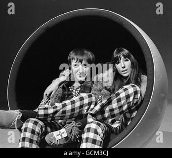 Sonny und Cher US-Künstler Stockfoto