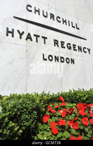 Churchill Hyatt Regency Hotel Stockfoto