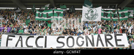 Fußball - UEFA Europa League - dritten Qualifikationsrunde - Shamrock Rovers V Juventus - Tallaght Stadium Stockfoto