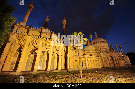 Stock des Royal Pavilion. Eine allgemeine Ansicht des Royal Pavilion in Brighton. Stockfoto