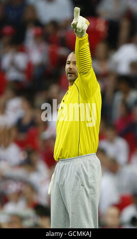 Fußball - internationale Freundschaftsspiele - England V Ungarn - Wembley-Stadion Stockfoto