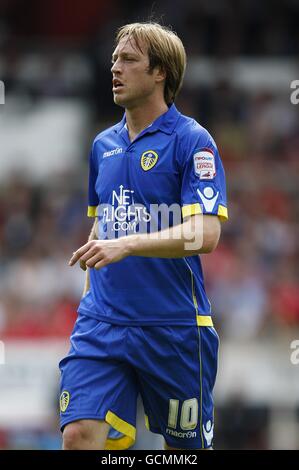 Fußball - npower Football League Championship - Nottingham Forest / Leeds United - City Ground. Luciano Becchio, Leeds United. Stockfoto