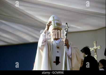 Religion - Papst Johannes Paul II Besuch in Großbritannien - Glasgow Stockfoto