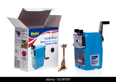 Helix Tischplatte Premium Qualität Bleistiftspitzer Stockfoto