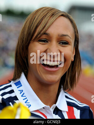 Leichtathletik - AVIVA London Grand Prix - Tag zwei - Crystal Palace National Sports Centre. Die britische Jessica Ennis während des AVIVA London Grand Prix im Crystal Palace National Sports Centre, London. Stockfoto