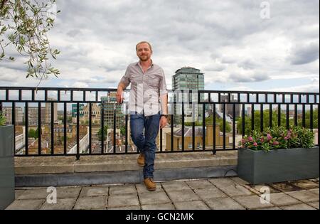 Simon Pegg Porträts - London Stockfoto