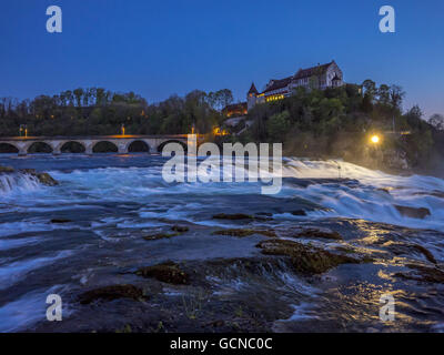 Rheinfall bei Schaffhausen, Schweiz Stockfoto