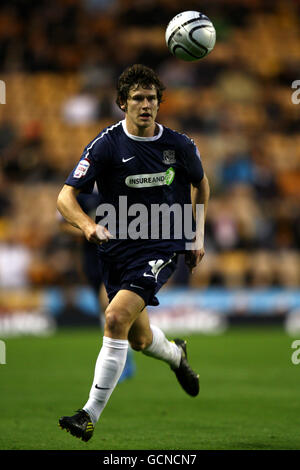 Fußball - Carling Cup - zweite Runde - Wolverhampton Wanderers gegen Southend United - Molineux. Josh Simpson, Southend United Stockfoto