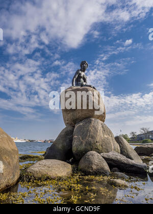 Die Meerjungfrau, Skulptur in Kopenhagen, Dänemark Stockfoto