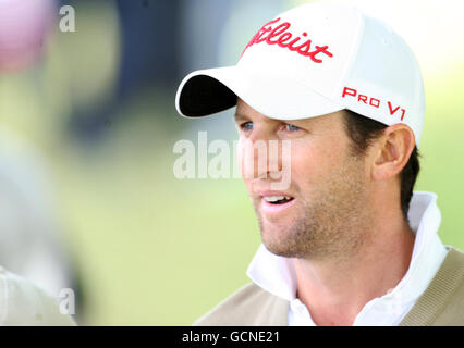 Frances' Gregory Bourdy am dritten Tag der Johnnie Walker Championship in Gleneagles, Perthshire. Stockfoto