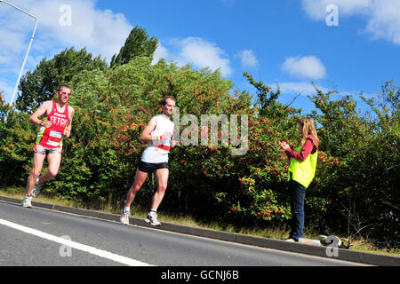 Robin Hood Marathon - Nottingham Stockfoto