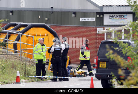 Braintree chemische Vorfall Stockfoto