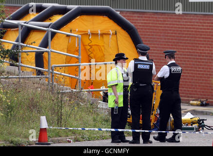 Braintree chemische Vorfall Stockfoto