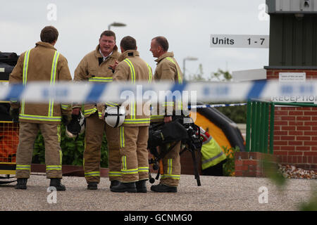 Braintree chemische Vorfall Stockfoto