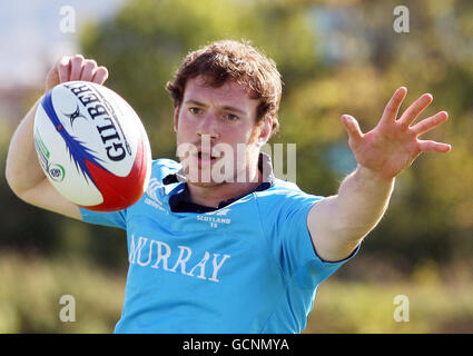 Rugby-Union - Schottland Sevens Trainingseinheit - Murrayfield Stadion Stockfoto