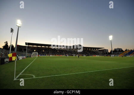Fußball - Französische Premiere Division - Arles / Stade Rennes - Parc des Sports. Gesamtansicht des Parc des Sports Stockfoto