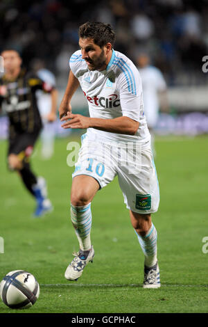 Fußball - Französische Premiere Division - Marseille / Sochaux - Stade Velodrome. Andre-Pierre Gignac, Olympique de Marseille Stockfoto