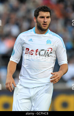 Fußball - Französische Premiere Division - Marseille / Sochaux - Stade Velodrome. Andre-Pierre Gignac, Olympique de Marseille Stockfoto