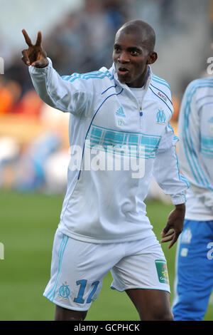 Fußball - Französische Premiere Division - Marseille / Sochaux - Stade Velodrome. Charles Kabore, Olympique de Marseille Stockfoto